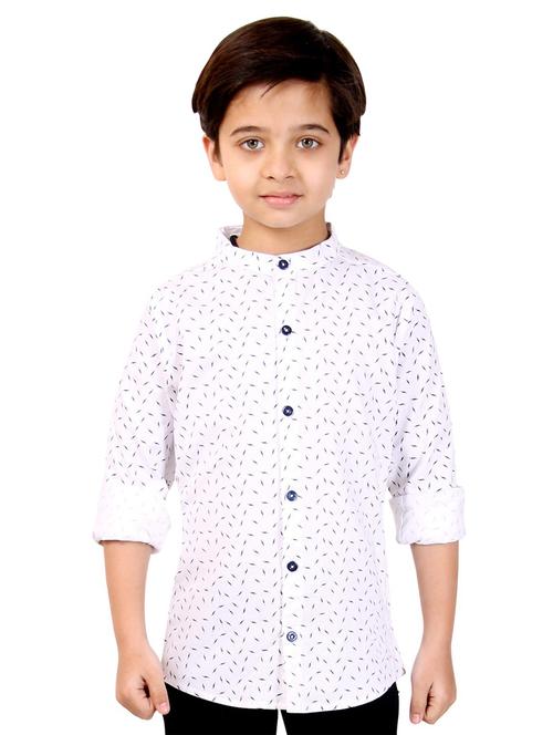 boys cotton printed shirt - 20127372 -  Standard Image - 0