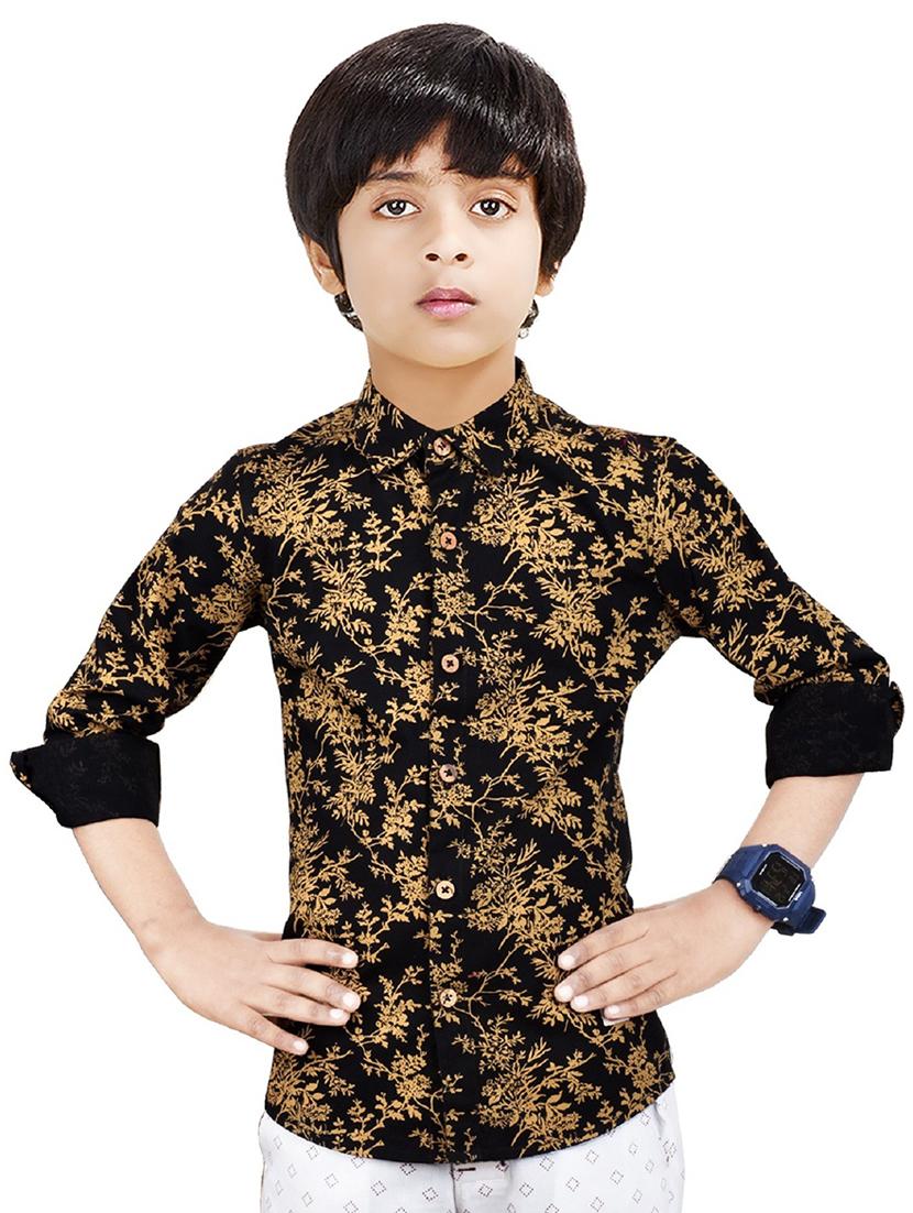 boys printed cotton shirt - 20128081 - Zoom Image - 0
