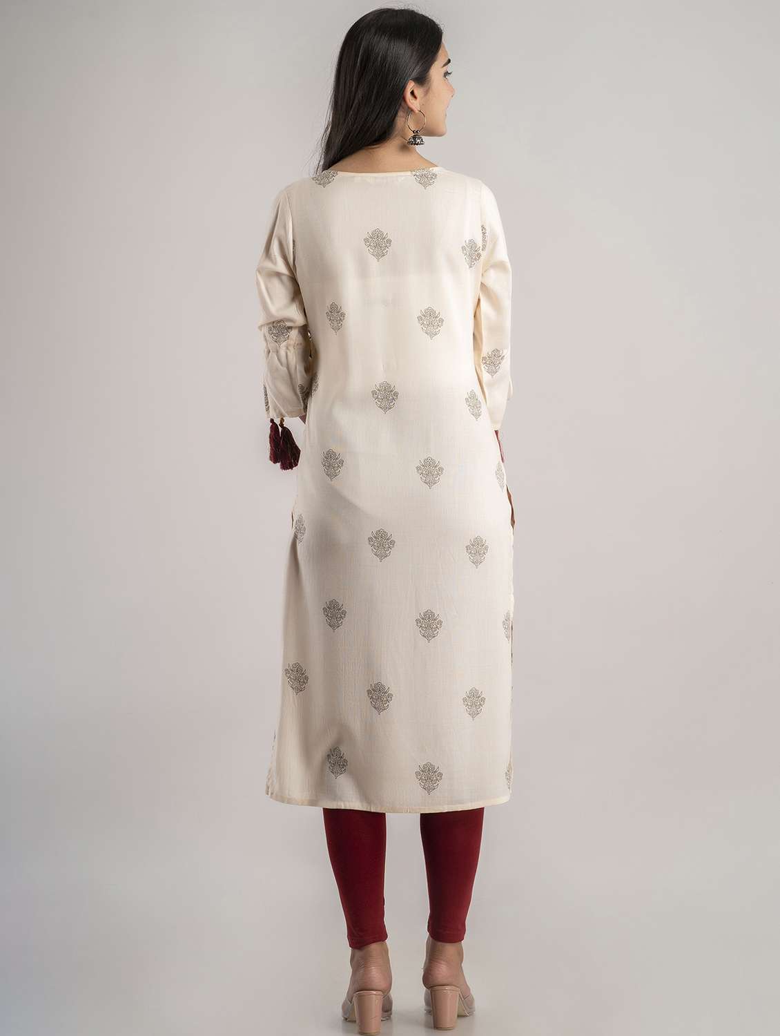 women's straight kurta - 20129529 - Standard Image - 3