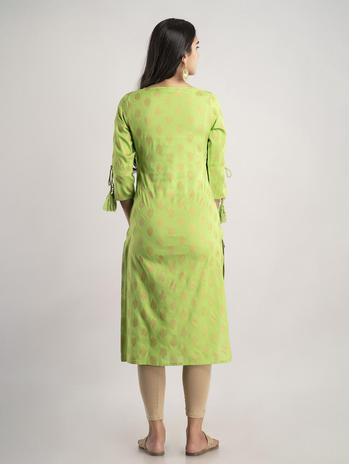 women's straight kurta - 20129532 - Standard Image - 3