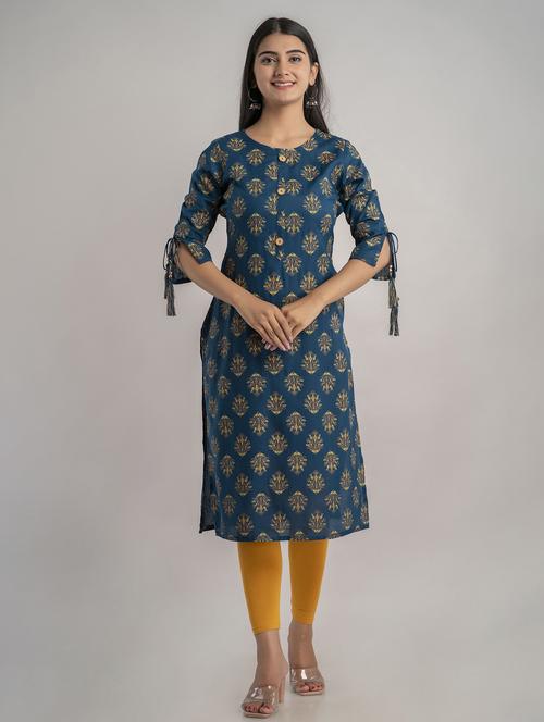 women's straight kurta - 20129543 - Standard Image - 0