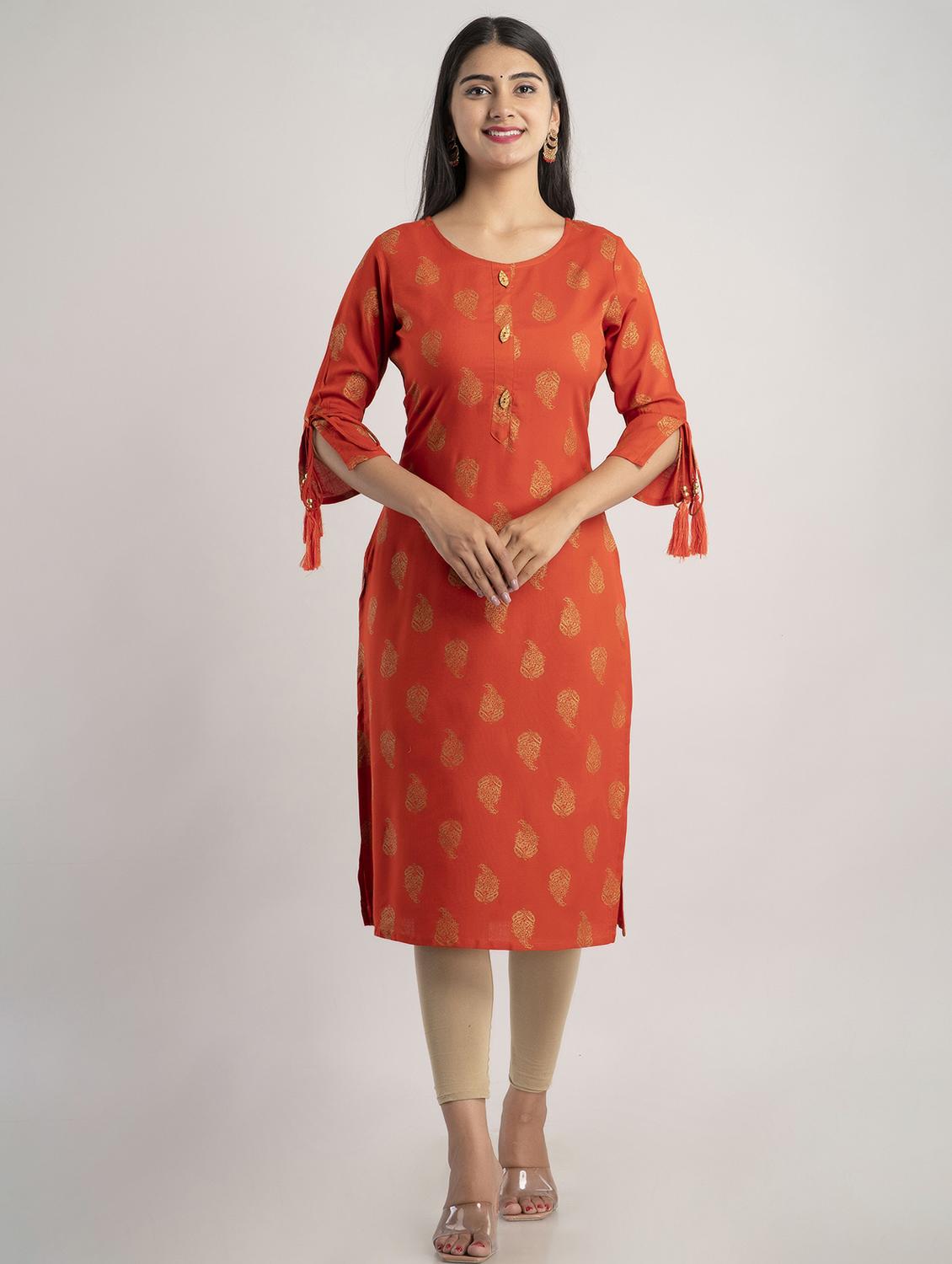 women's straight kurta - 20129548 - Zoom Image - 0
