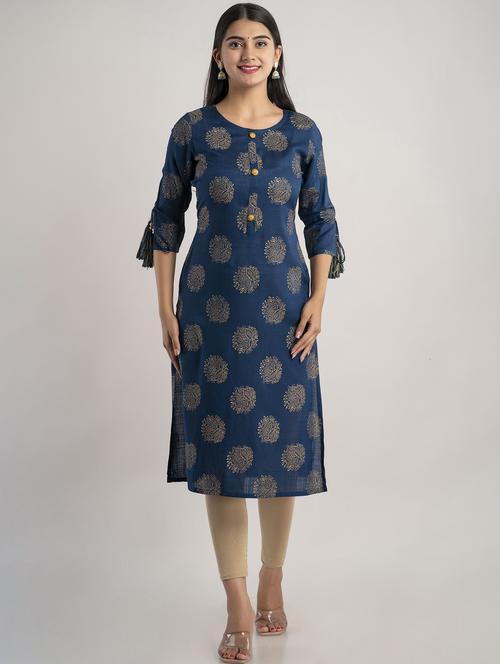 women's straight kurta - 20129549 - Standard Image - 0