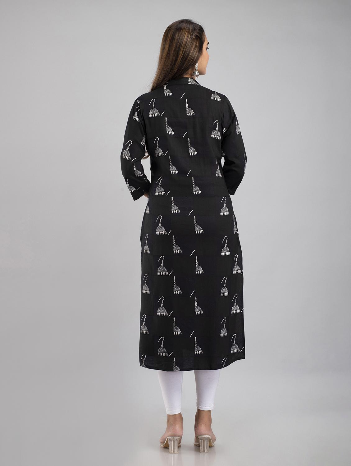 women's straight kurta - 20129583 - Standard Image - 3