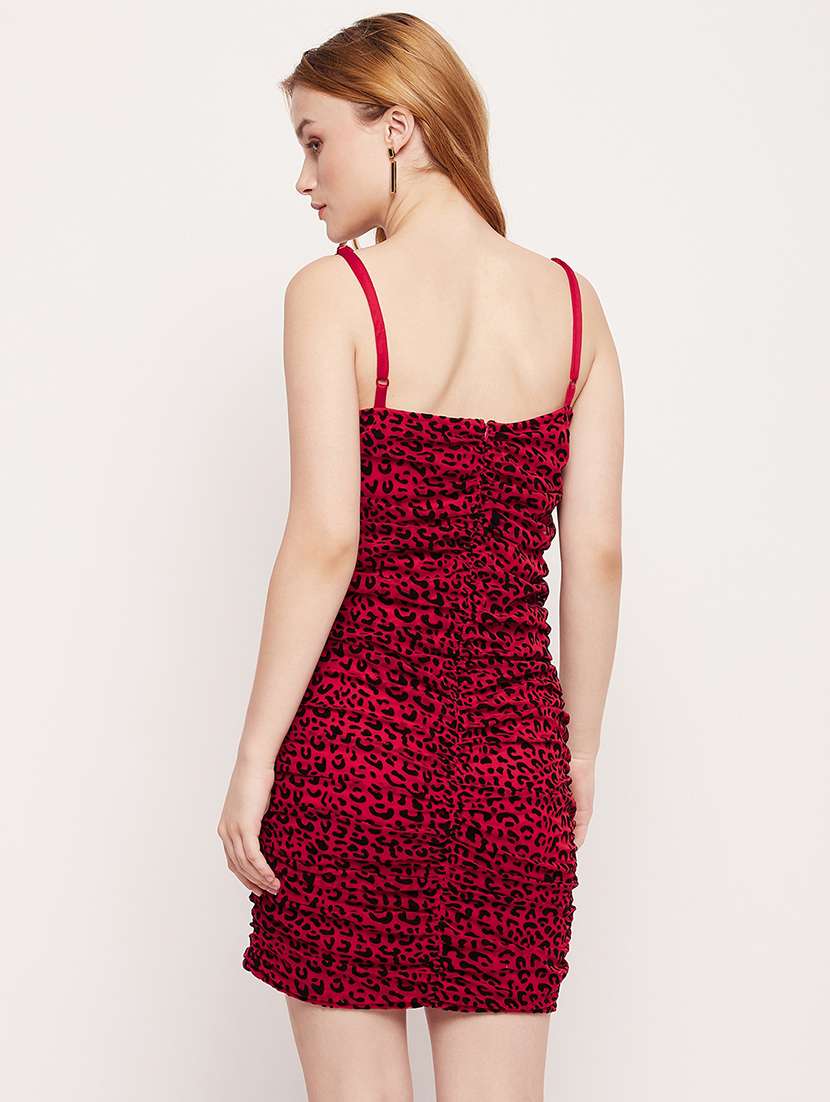 women's bodycon printed dress - 20130393 -  Standard Image - 3
