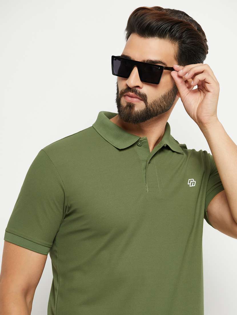 polo neck cotton regular t-shirt - 20131144 -  Standard Image - 3