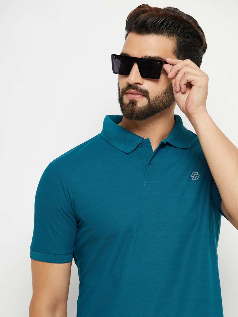 polo neck cotton regular t-shirt - 20131146 -  Standard Image - 3