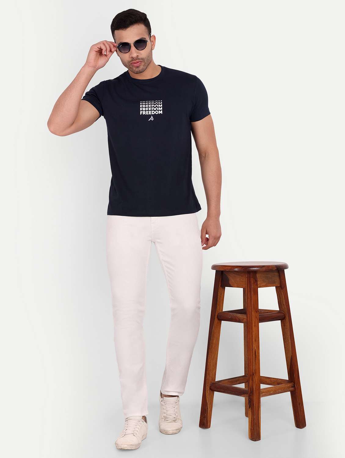 mens slim fit plain jeans - 20131425 - Standard Image - 3