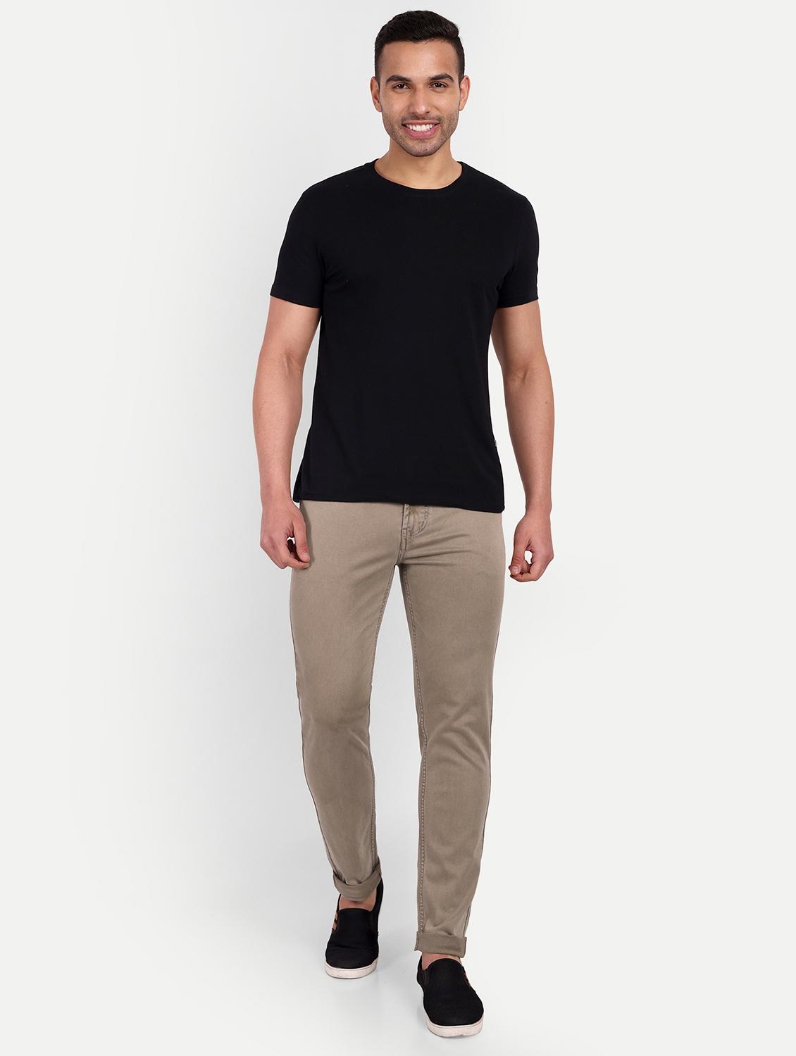 mens slim fit plain jeans - 20131469 - Standard Image - 3