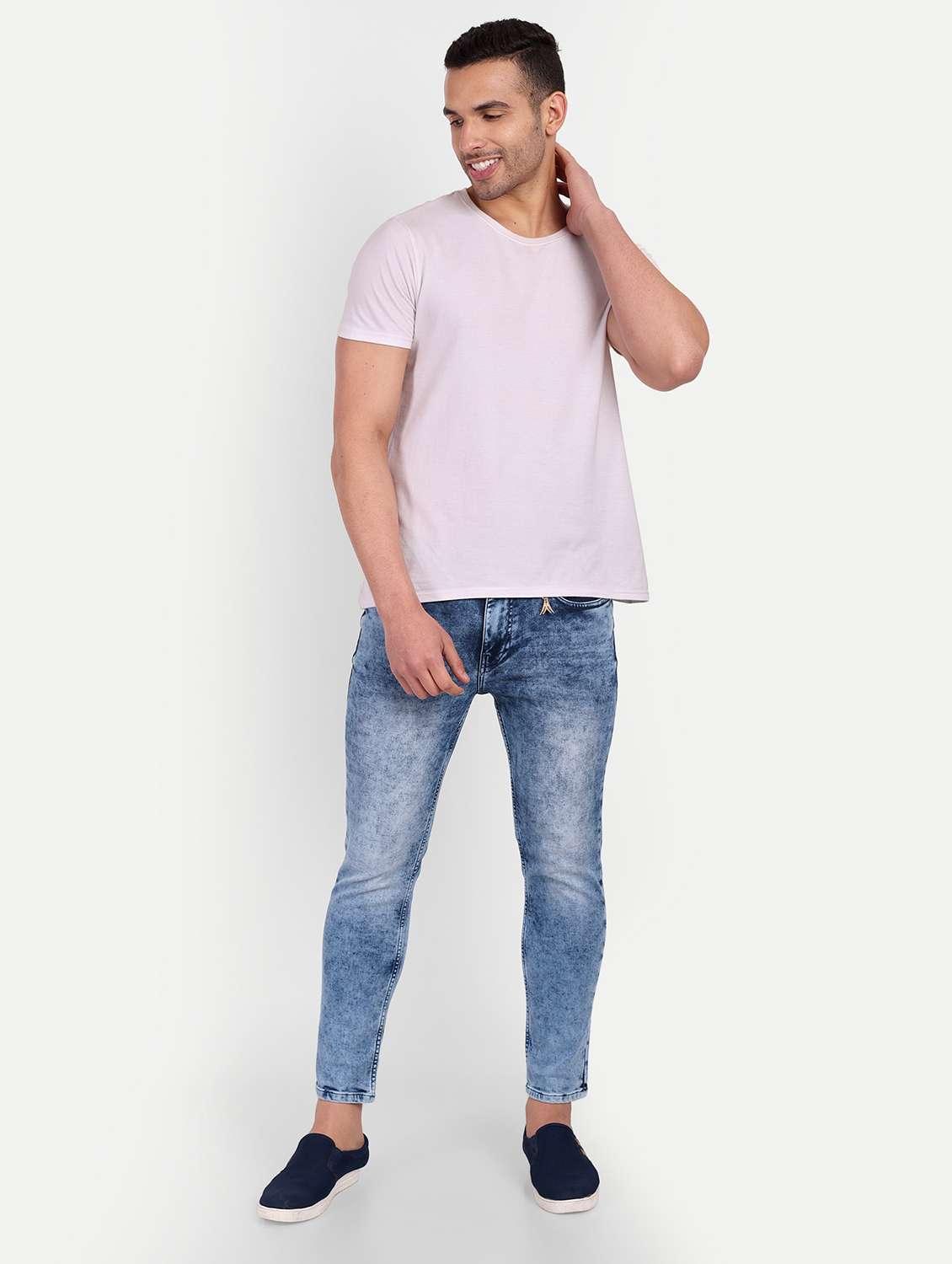 mens skinny fit plain jeans - 20131490 -  Standard Image - 3