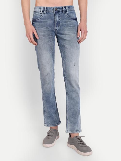 mens slim fit plain jeans - 20131492 - Standard Image - 0