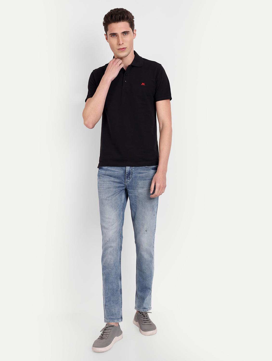 mens slim fit plain jeans - 20131492 - Standard Image - 3