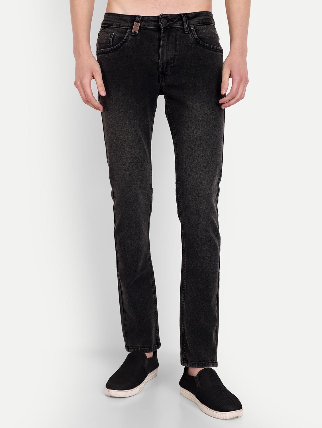 mens straight fit plain jeans - 20131542 -  Zoom Image - 0