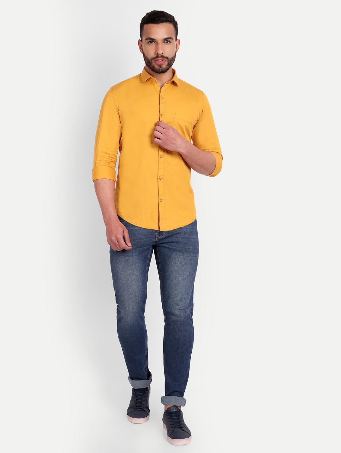 mens solid casual shirt - 20131558 - Standard Image - 3