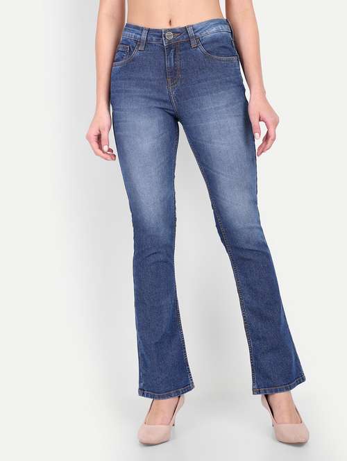 women mid rise denim jeans - 20131599 -  Standard Image - 0