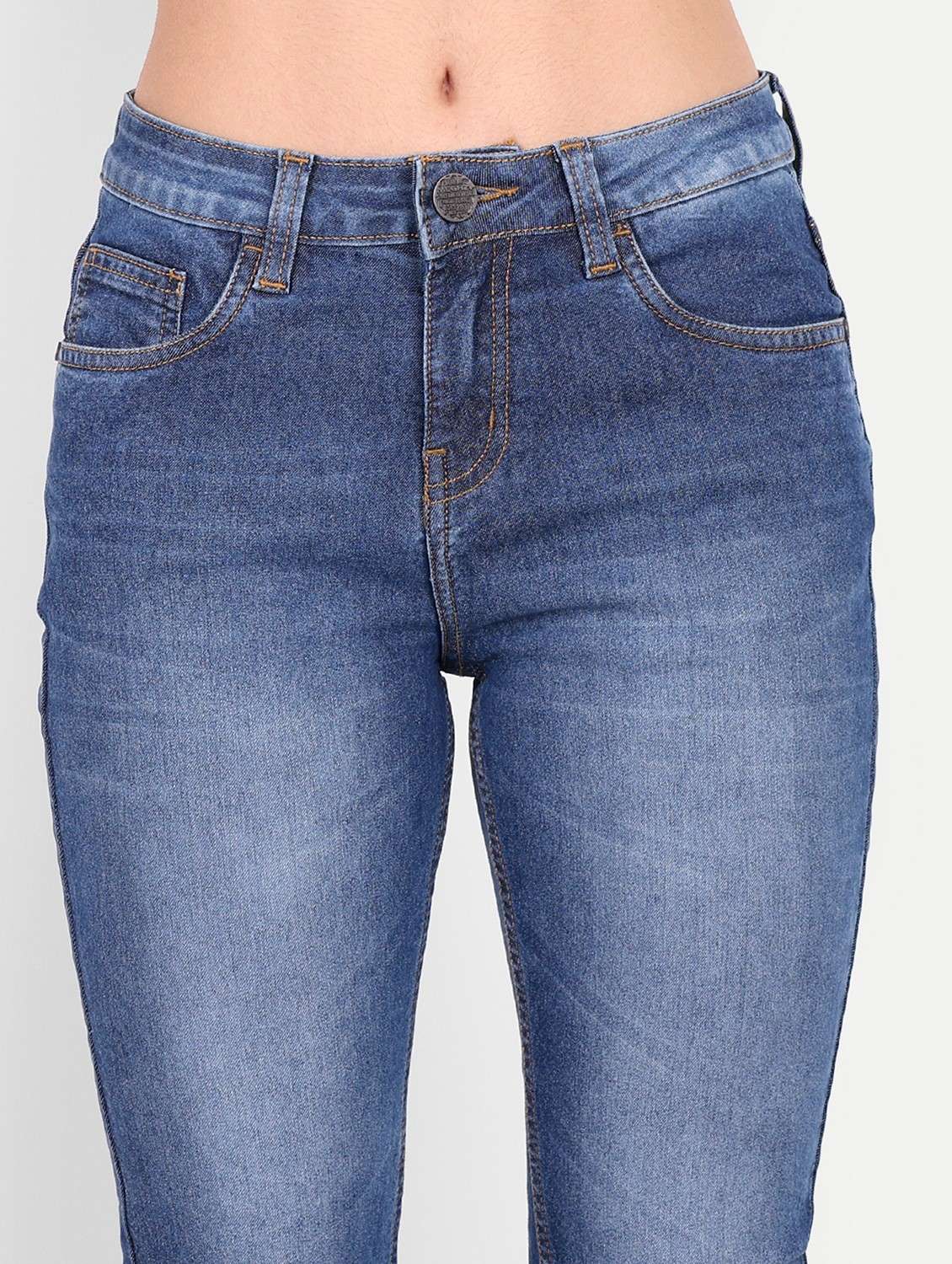 women mid rise denim jeans - 20131599 -  Standard Image - 3