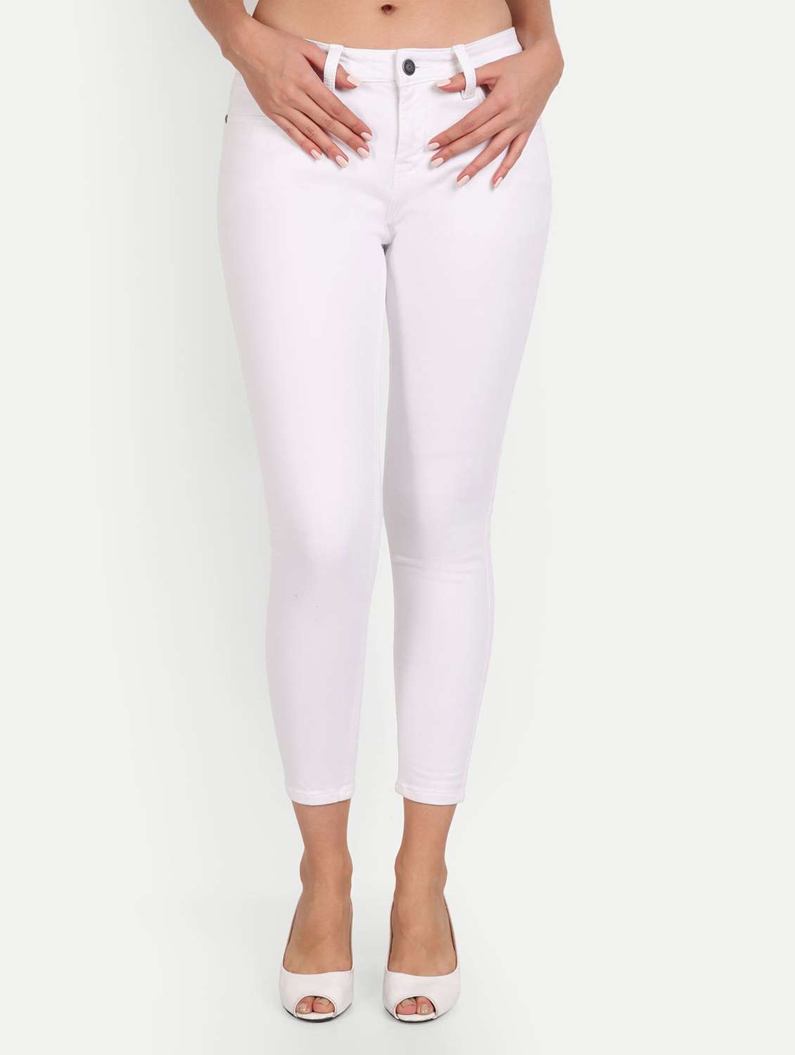 women mid rise denim jeans