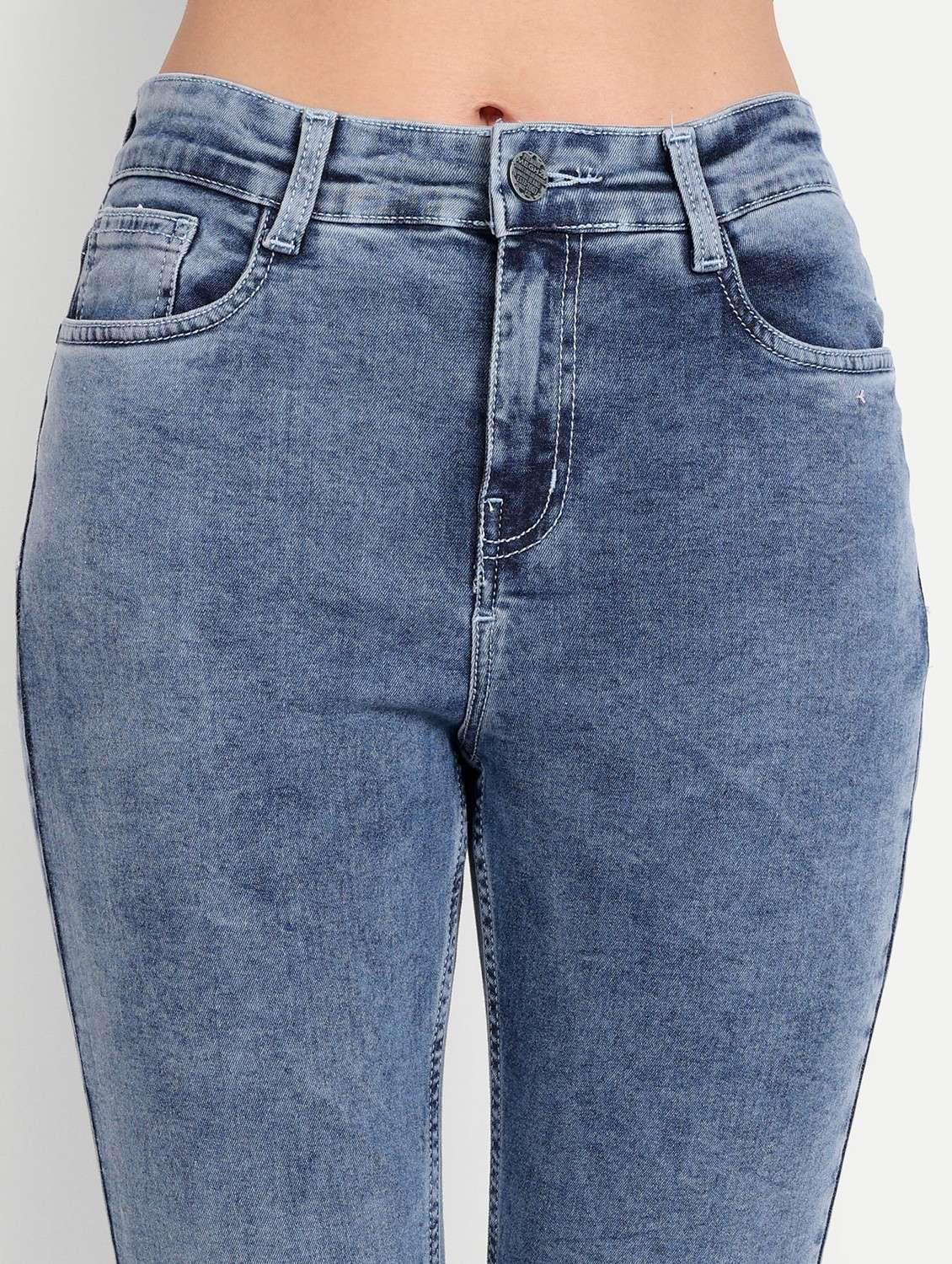 women mid rise denim jeans - 20131631 -  Standard Image - 3