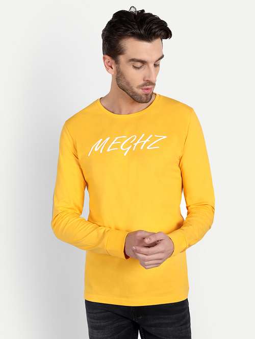 round neck printed regular t-shirt - 20131653 - Standard Image - 0