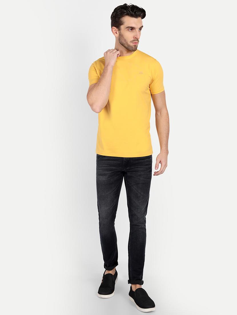 men round neck solids t-shirt - 20131679 - Standard Image - 3