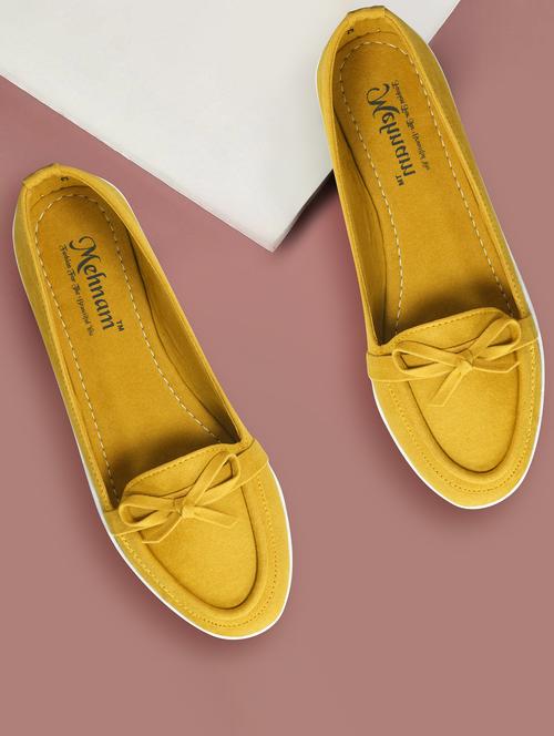 yellow slip on loafer - 20132205 - Standard Image - 0
