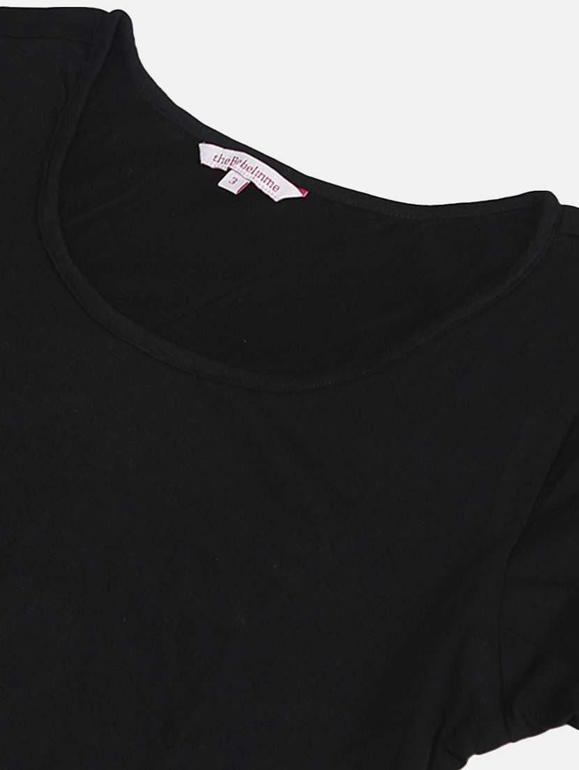 women's straight round neck top - 20132211 - Standard Image - 5
