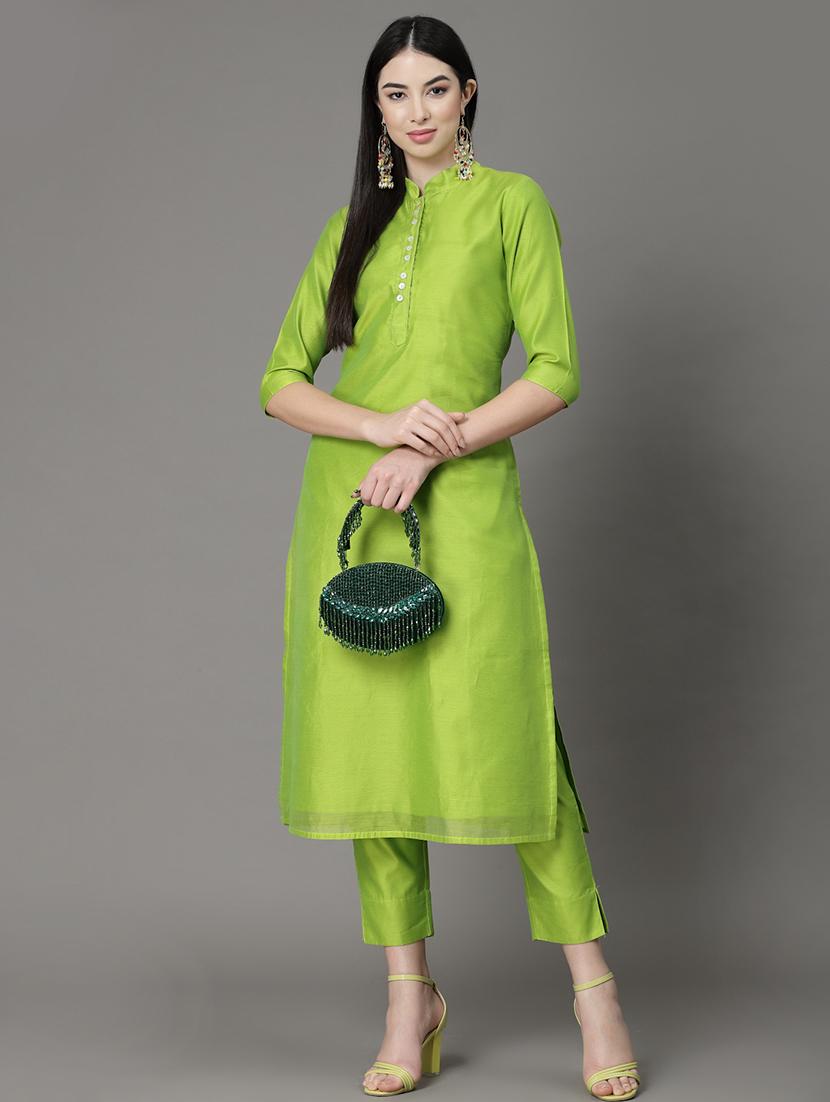 green embellished box clutch - 20132435 - Standard Image - 5
