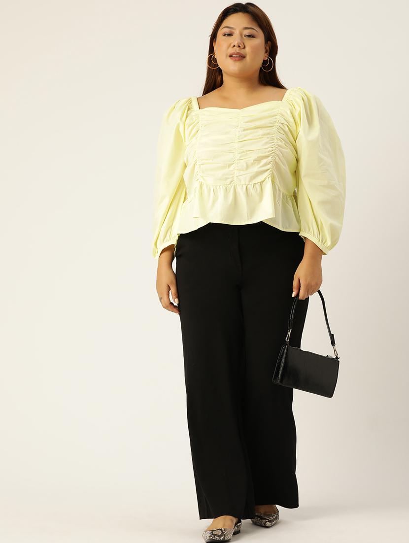 women's peplum sweetheart neck top - 20132474 - Standard Image - 3