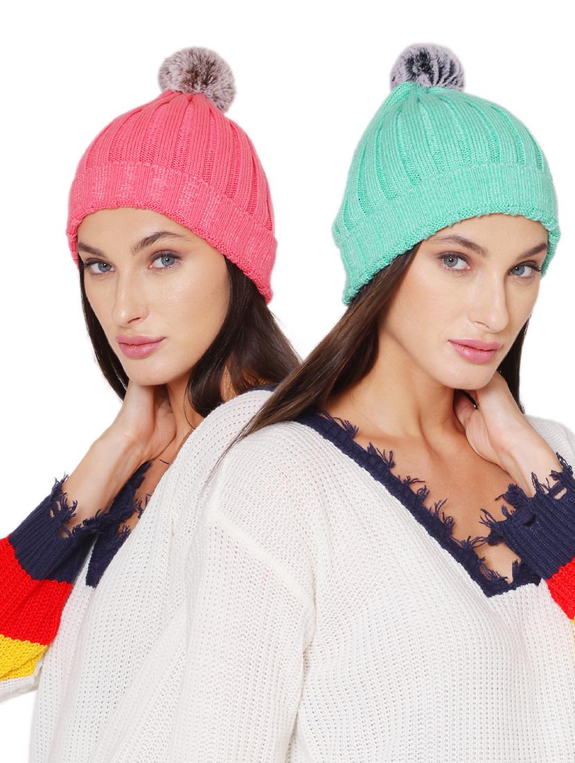 pack of 2 wool cap - 20132504 - Standard Image - 3