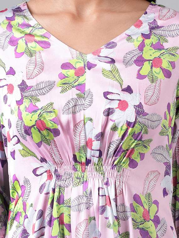 women's fit & flare floral dress - 20133089 -  Standard Image - 3