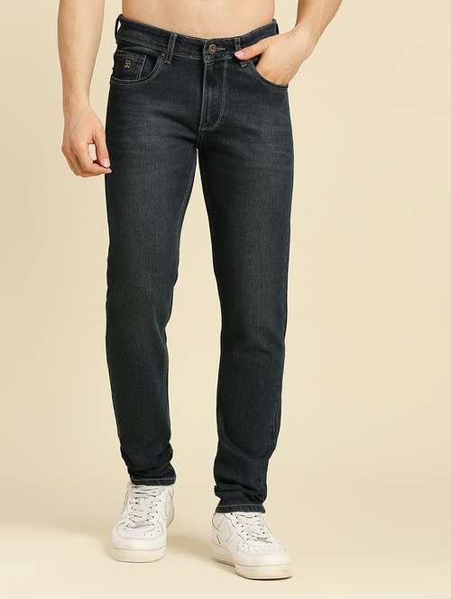 mens slim fit plain jeans - 20133484 -  Standard Image - 0
