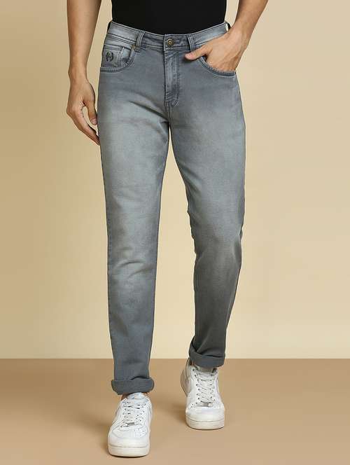 mens slim fit plain jeans - 20133490 -  Standard Image - 0