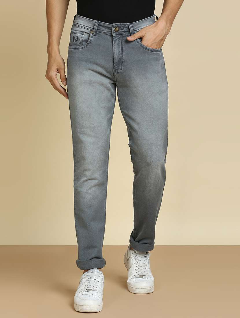 mens slim fit plain jeans