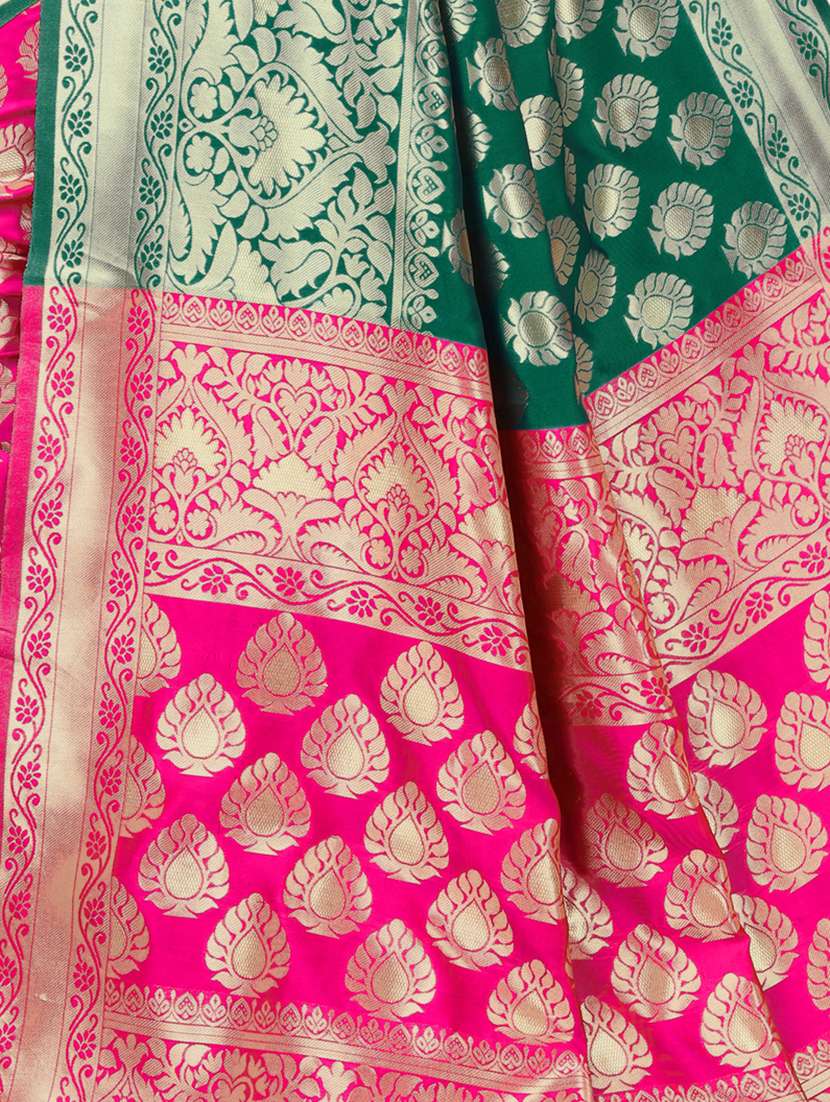 women's banarasi saree with blouse - 20133577 -  Standard Image - 3