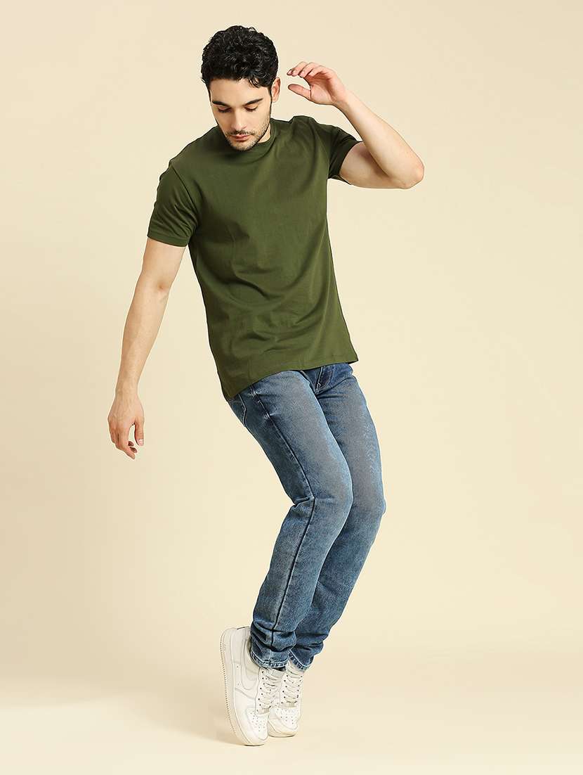 mens relaxed fit plain jeans - 20134600 -  Standard Image - 3