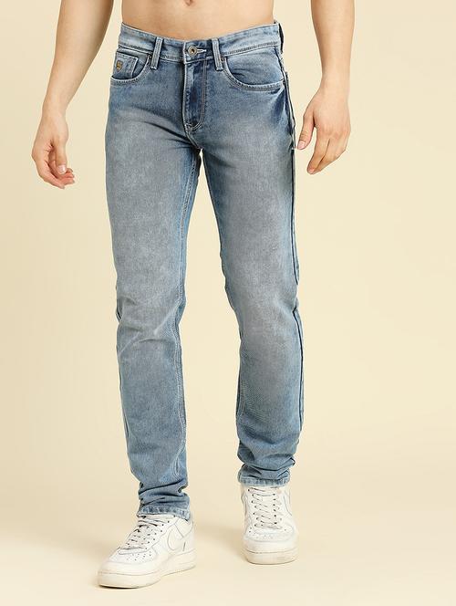 mens slim fit plain jeans - 20134601 -  Standard Image - 0
