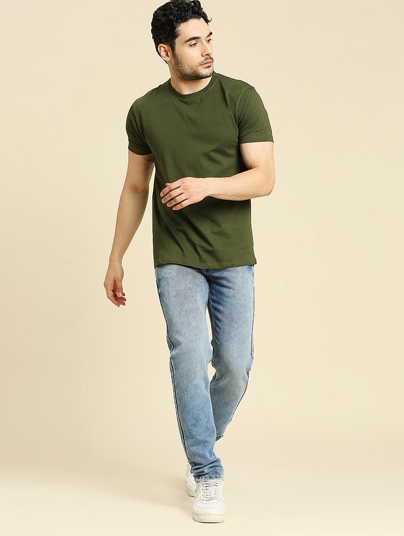 mens slim fit plain jeans - 20134601 - Standard Image - 3