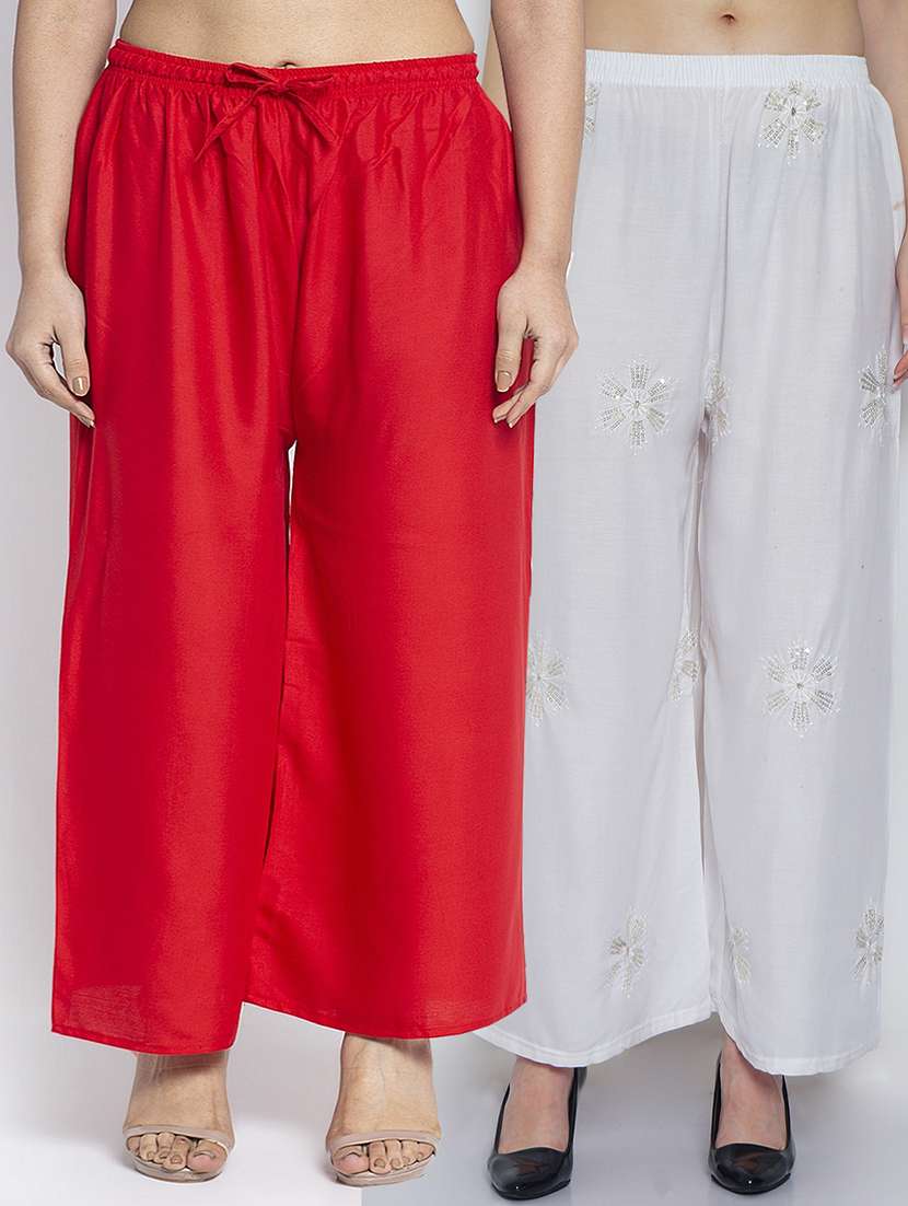 pack of 2 relaxed fit palazzos