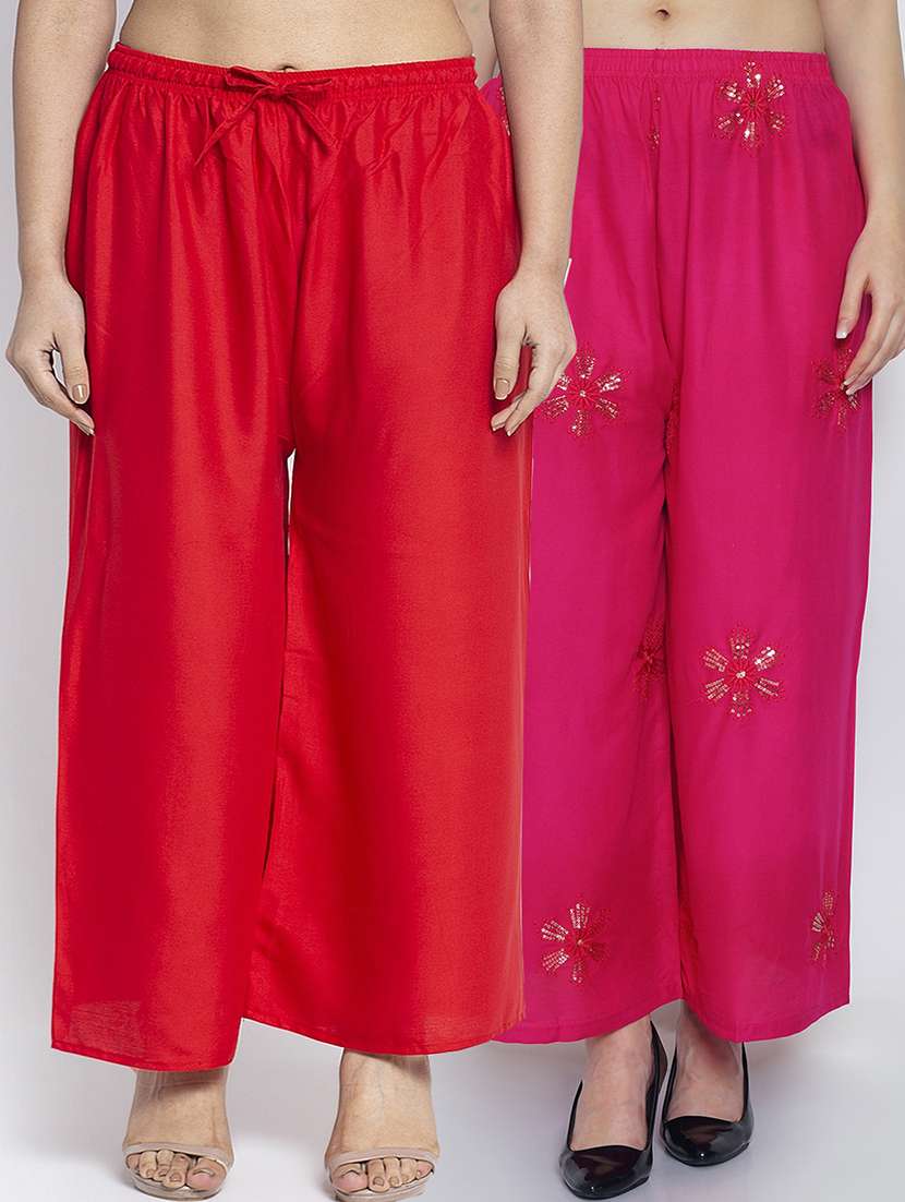 pack of 2 relaxed fit palazzos