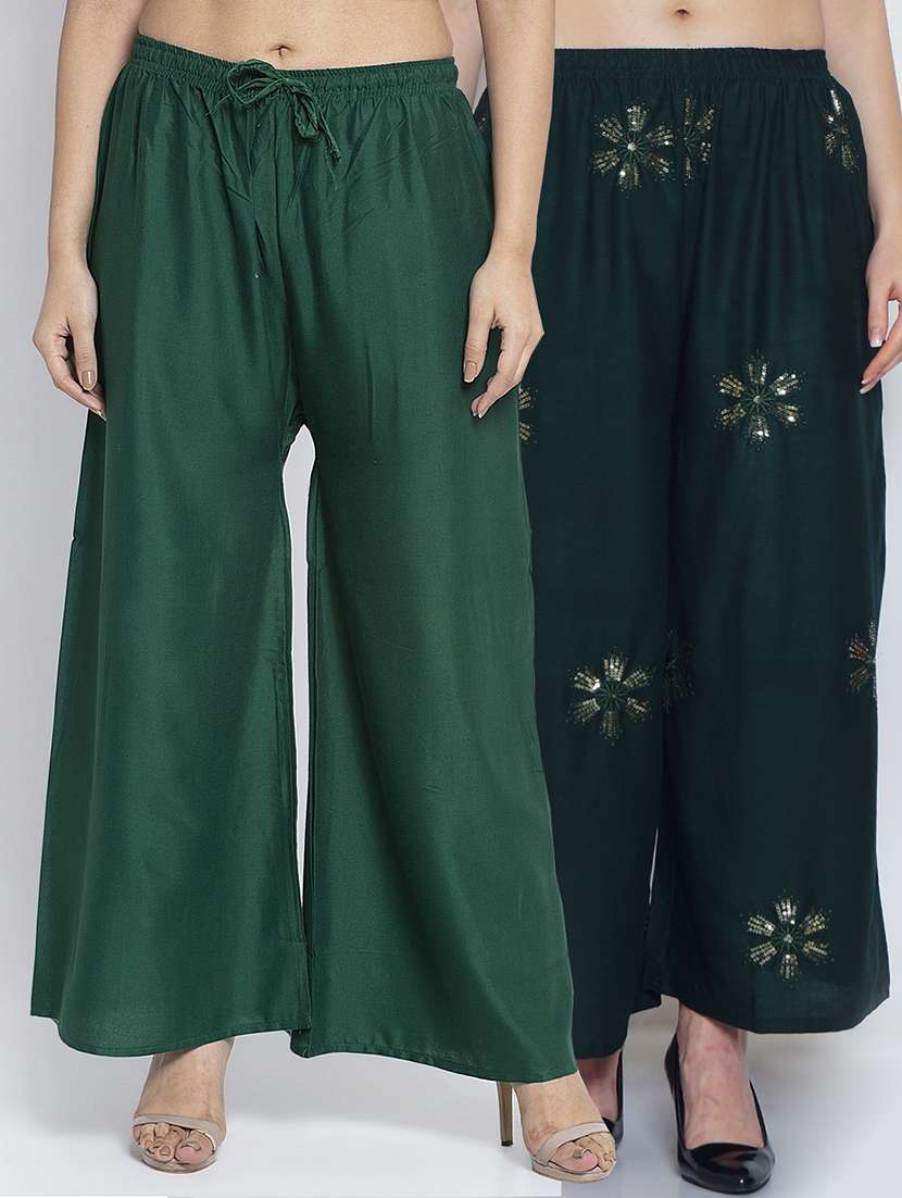 pack of 2 relaxed fit palazzos
