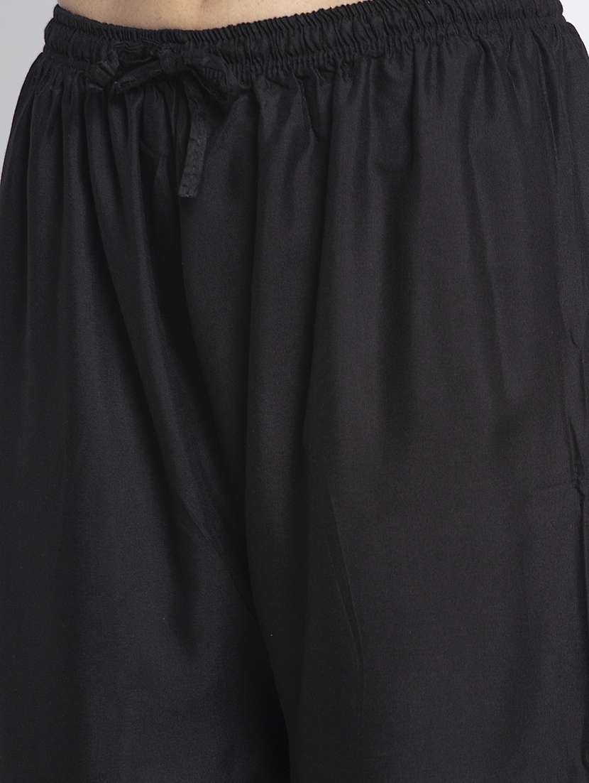 pack of 2 solid flared palazzo - 20135014 -  Standard Image - 5