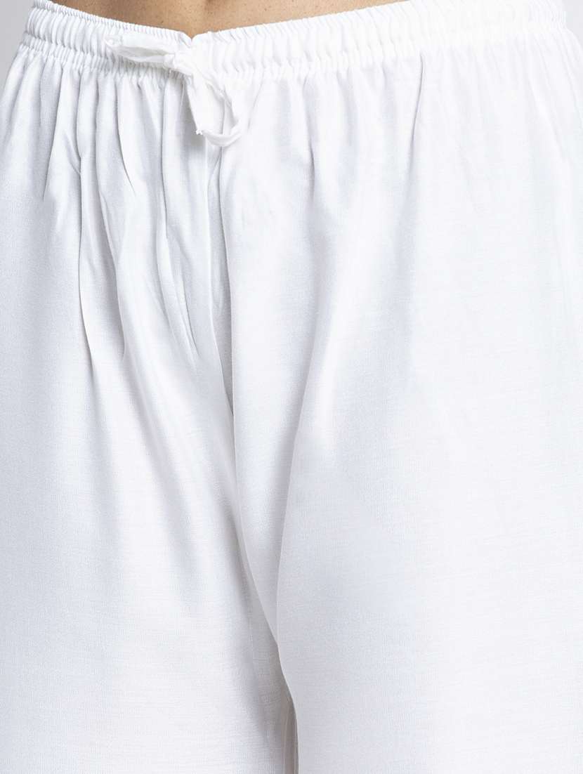 pack of 2 solid flared palazzo - 20135049 -  Standard Image - 5