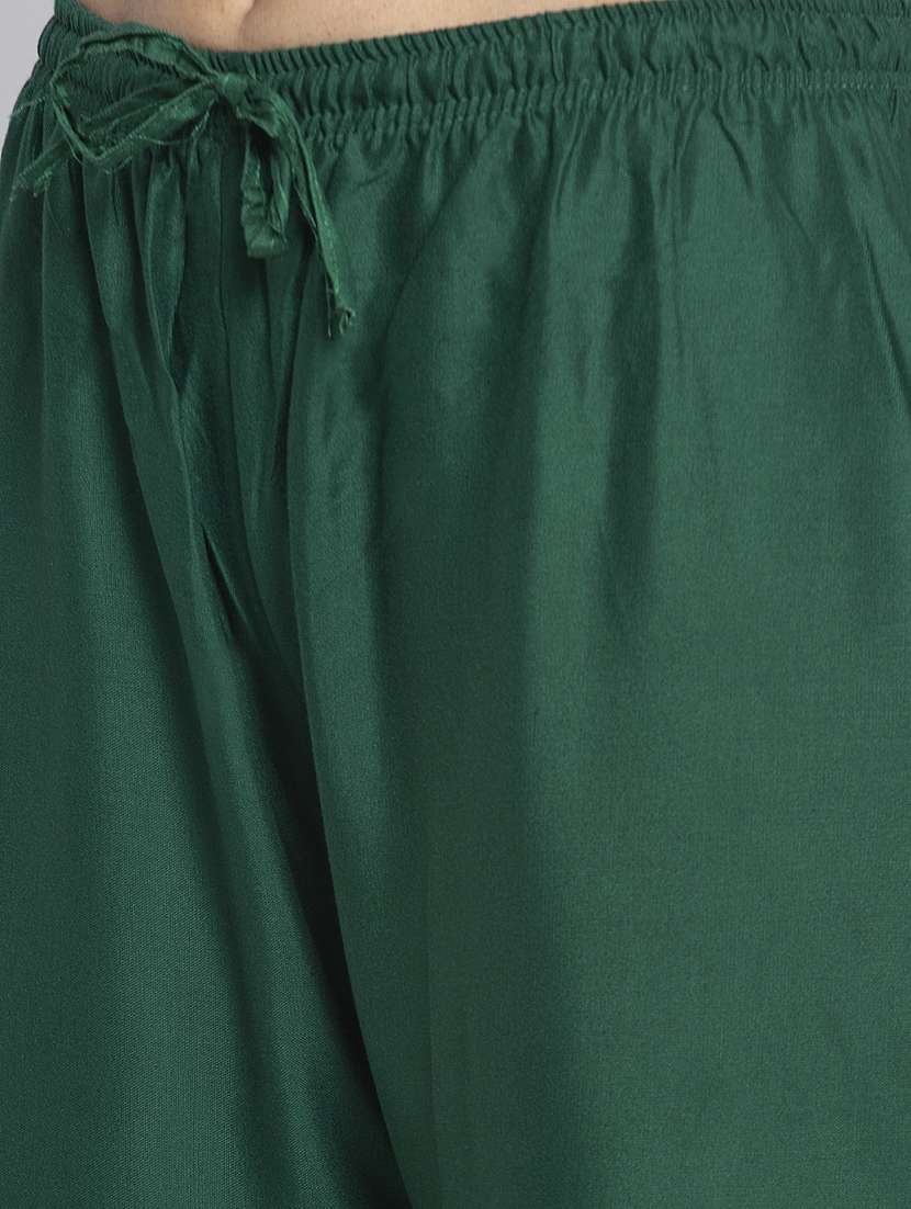 pack of 2 solid flared palazzo - 20135120 -  Standard Image - 5