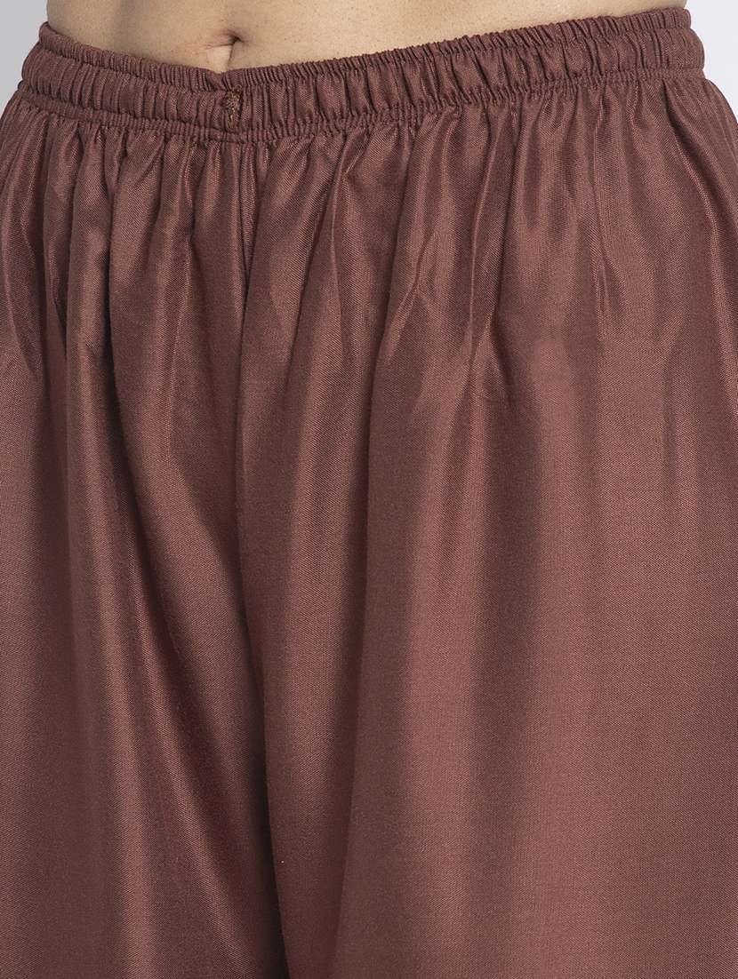 pack of 2 solid flared palazzo - 20135168 -  Standard Image - 5