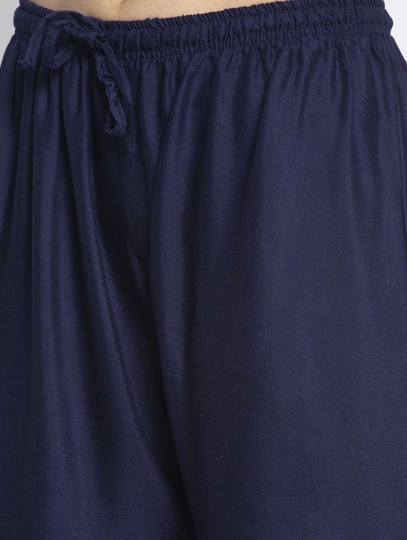 pack of 2 solid flared palazzo - 20135169 -  Standard Image - 5