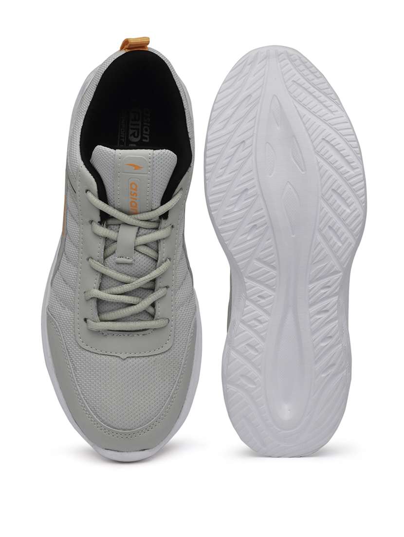 grey lace up sport shoes - 20135464 - Standard Image - 5