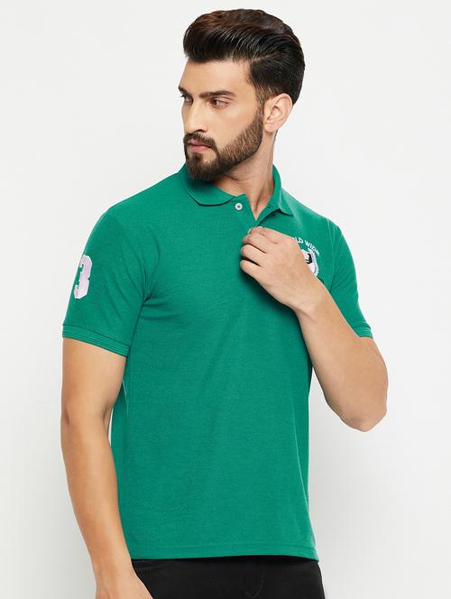 men solid polo t-shirt - 20136473 - Standard Image - 0