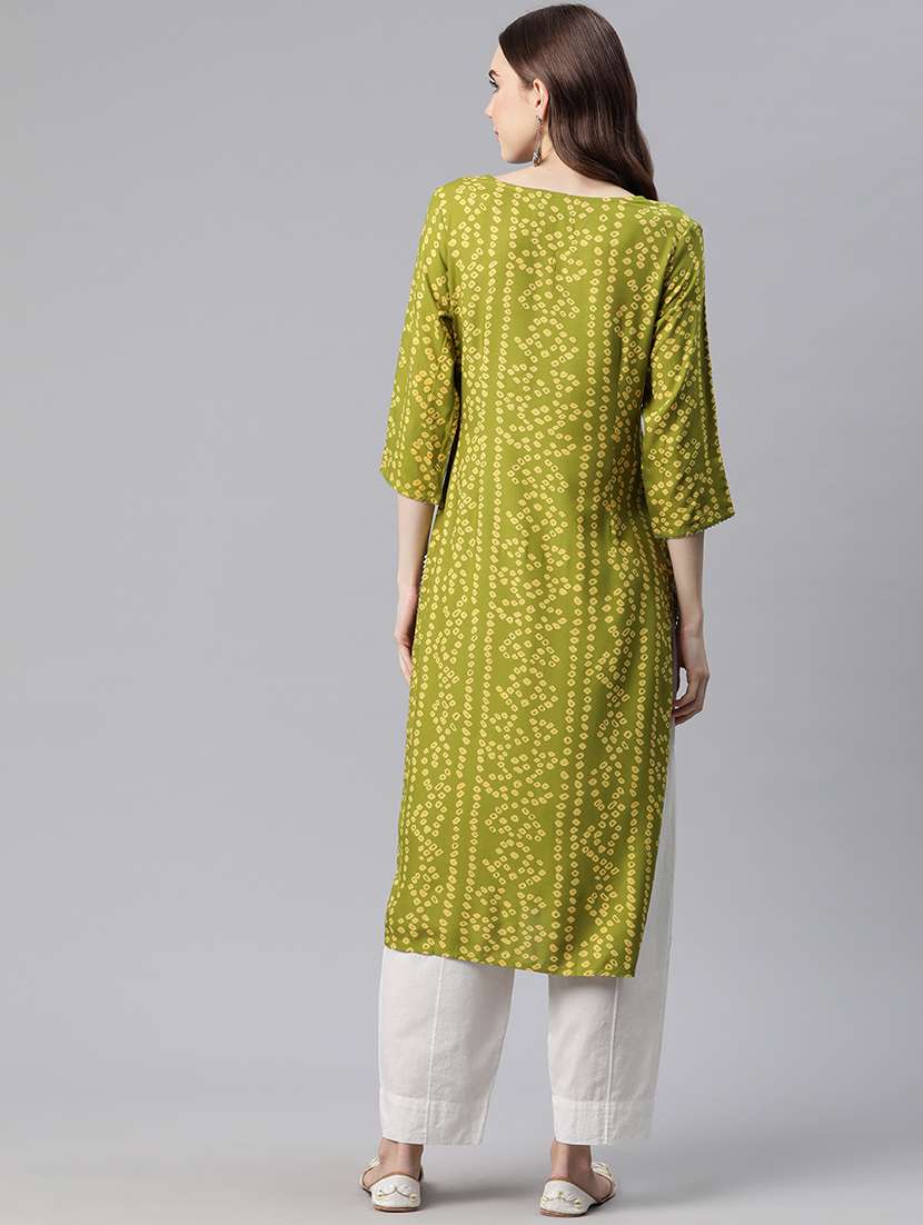 women's straight kurta - 20136753 - Standard Image - 3