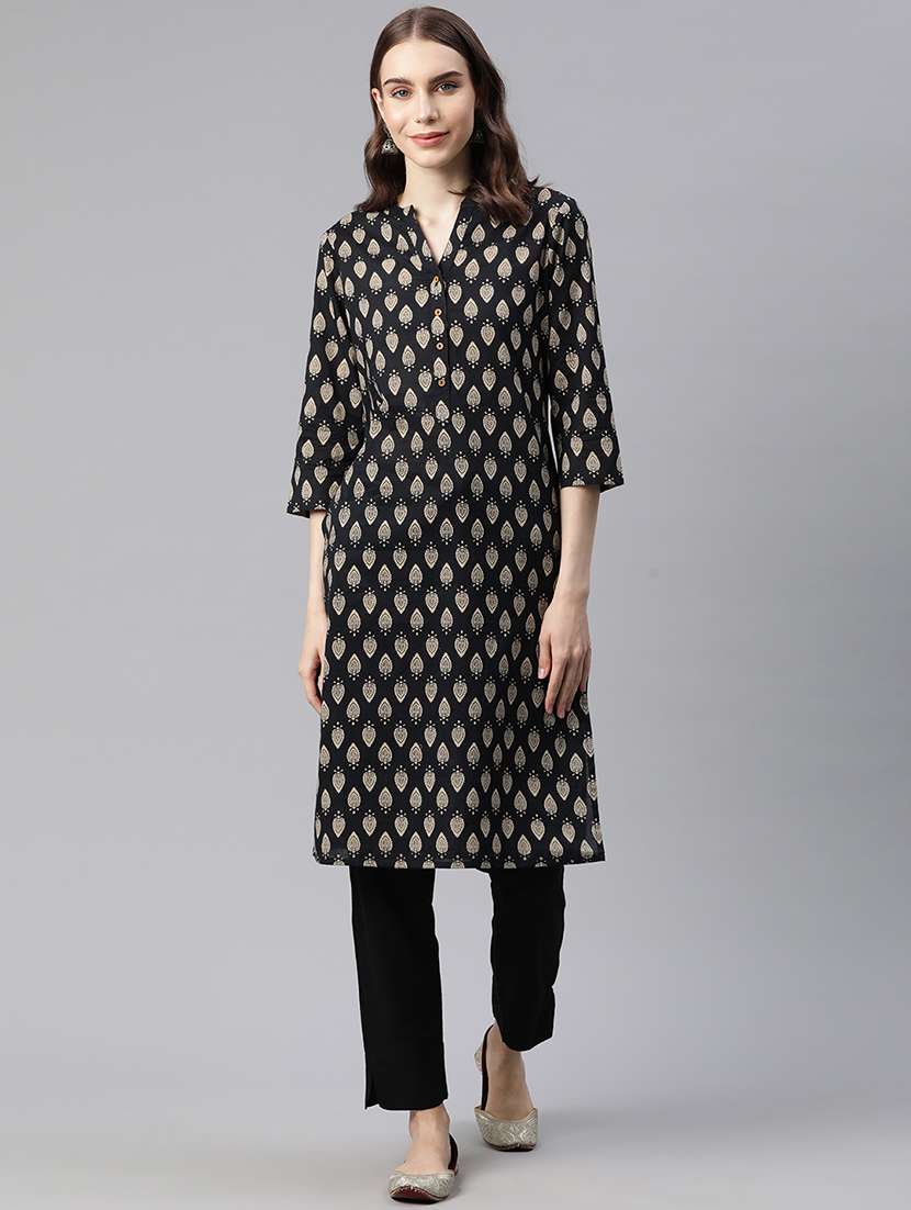 women's straight kurta - 20136760 - Zoom Image - 0