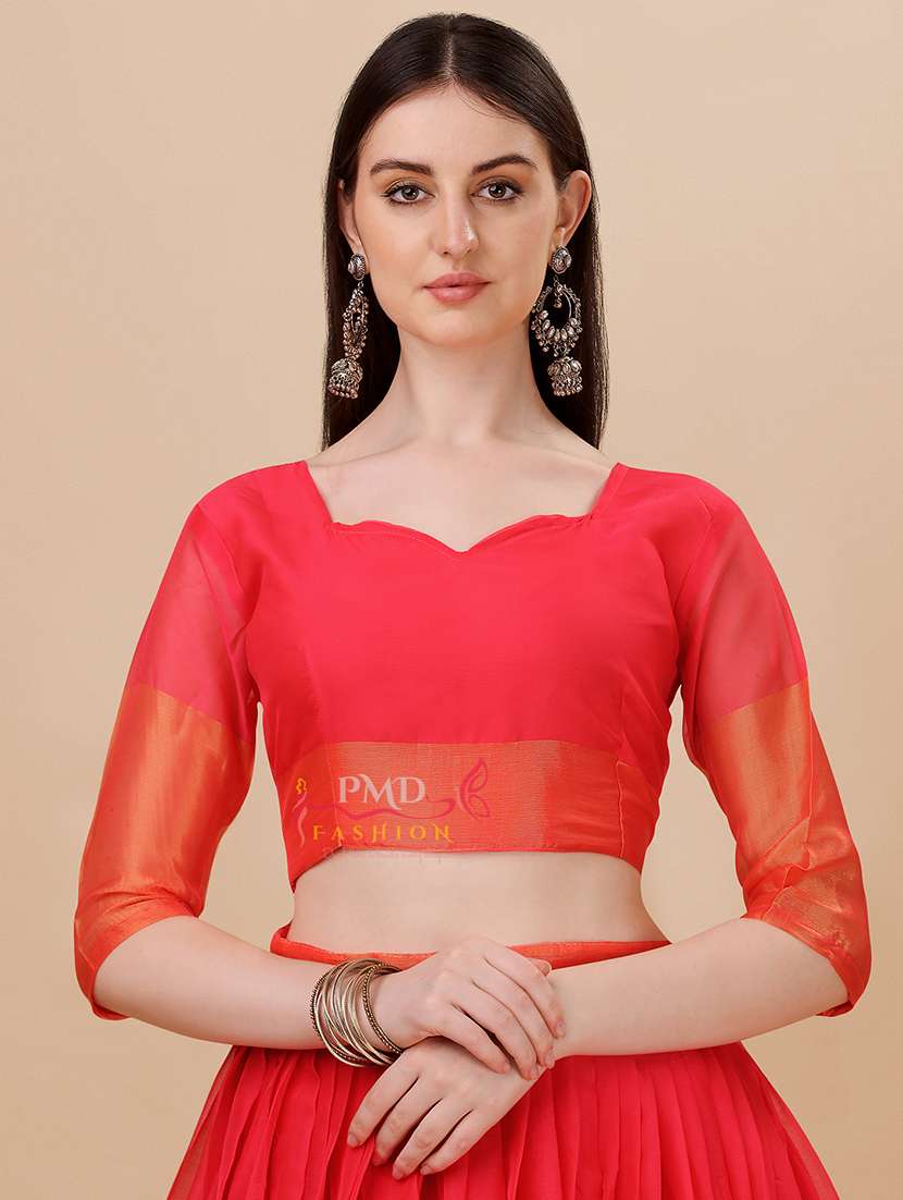 women pink flared lehenga - 20136939 -  Standard Image - 3